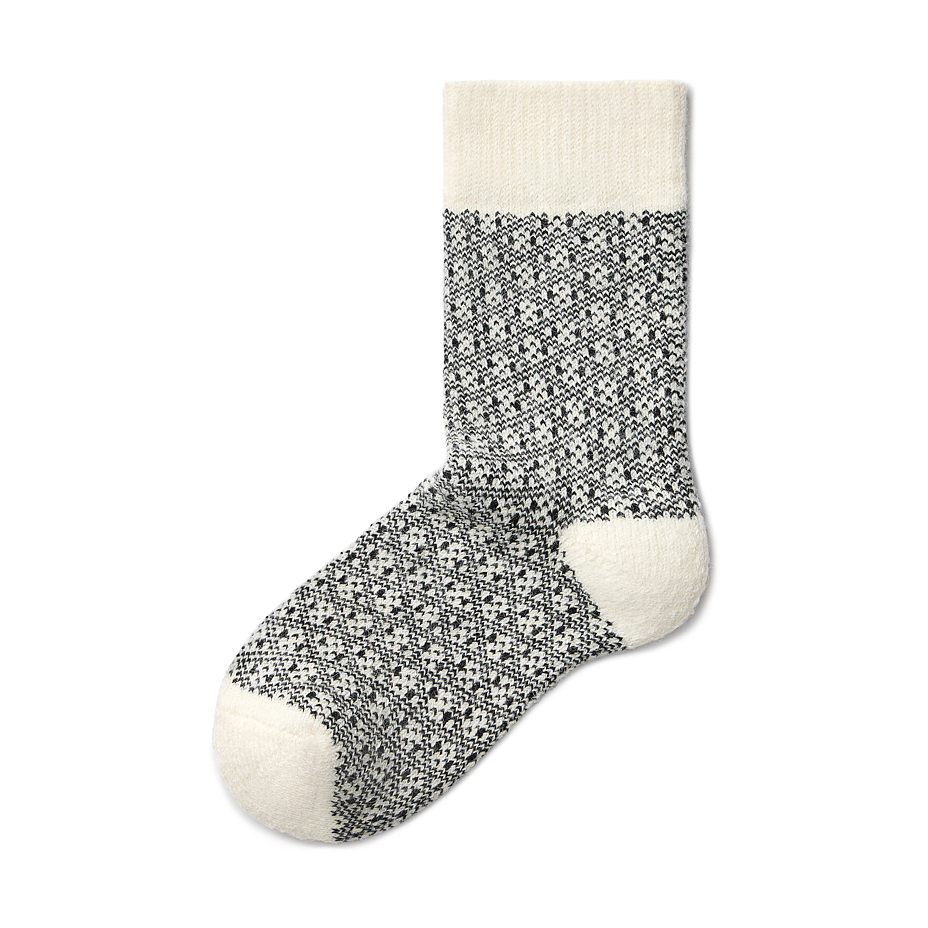 Sheep Socks Merino Jacquard Black