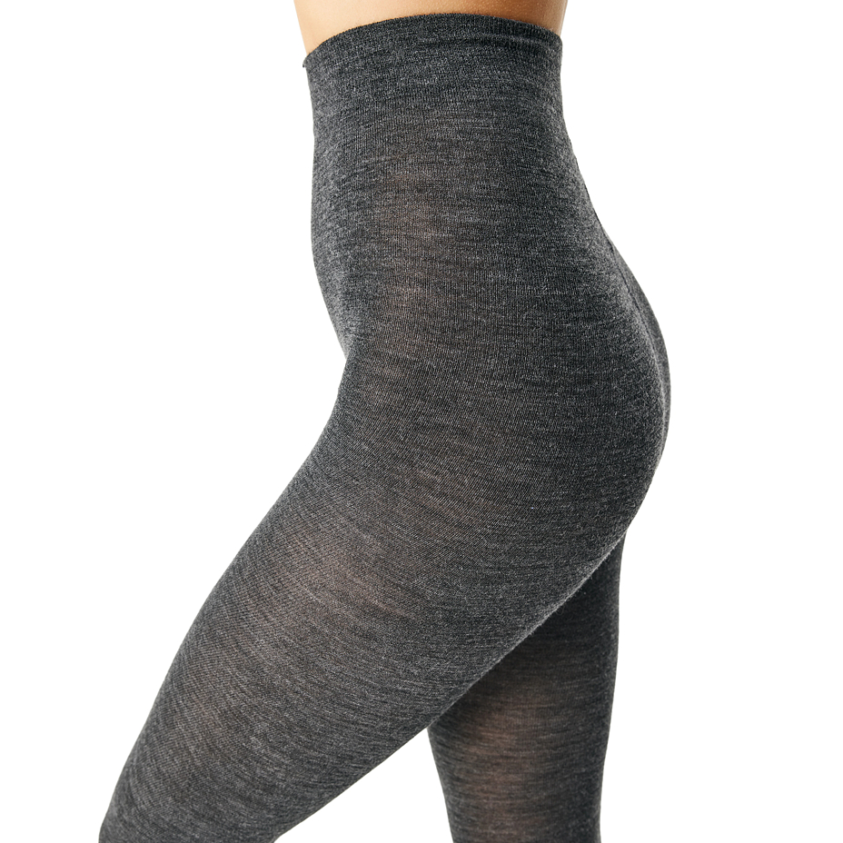 Woolen tights Merino Woolee gray