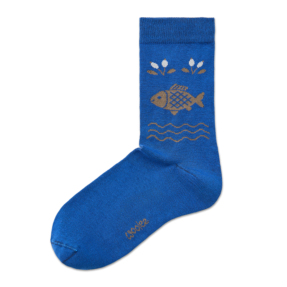 Christmas cotton socks carp
