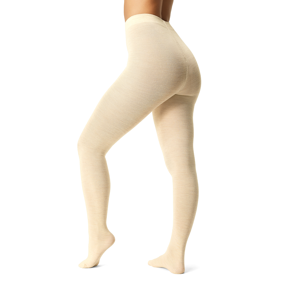 Woolen tights Merino Woolee natural