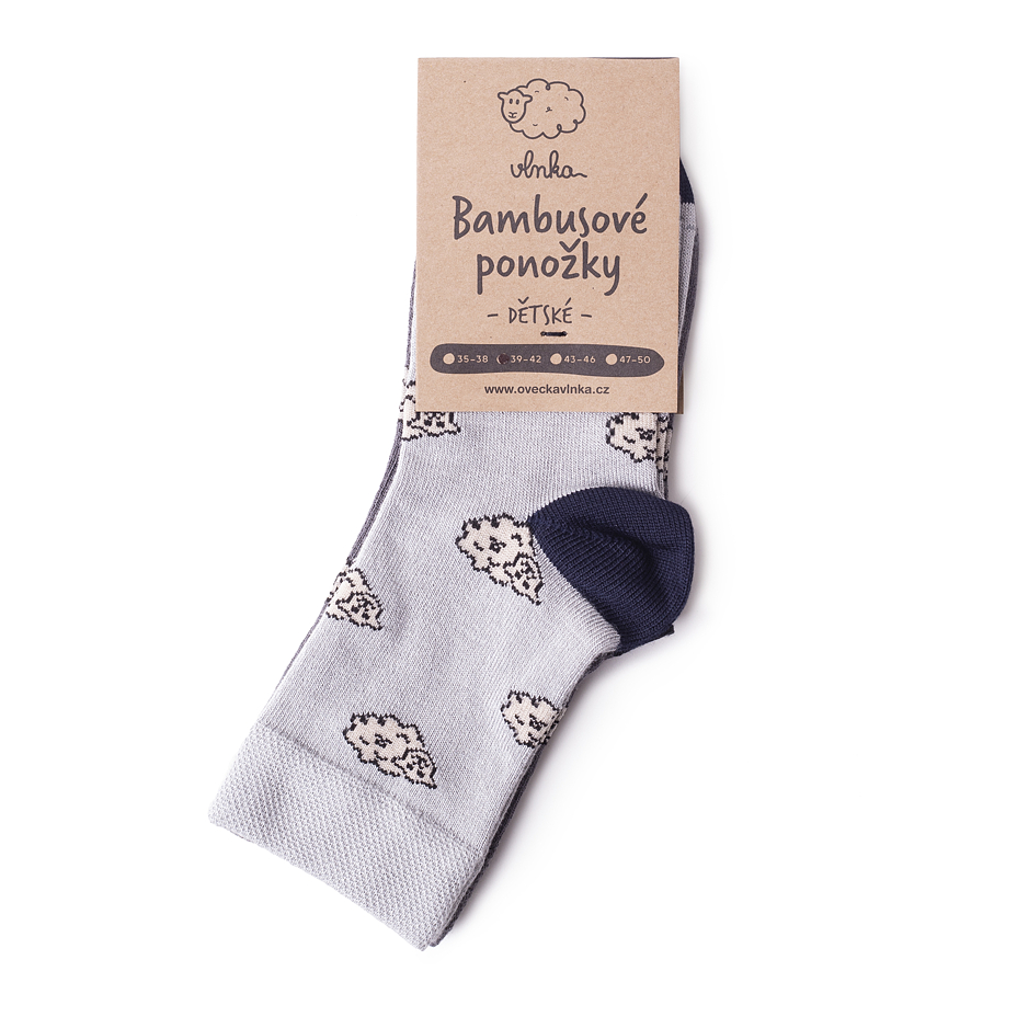2 pairs of children’s bamboo socks sheep
