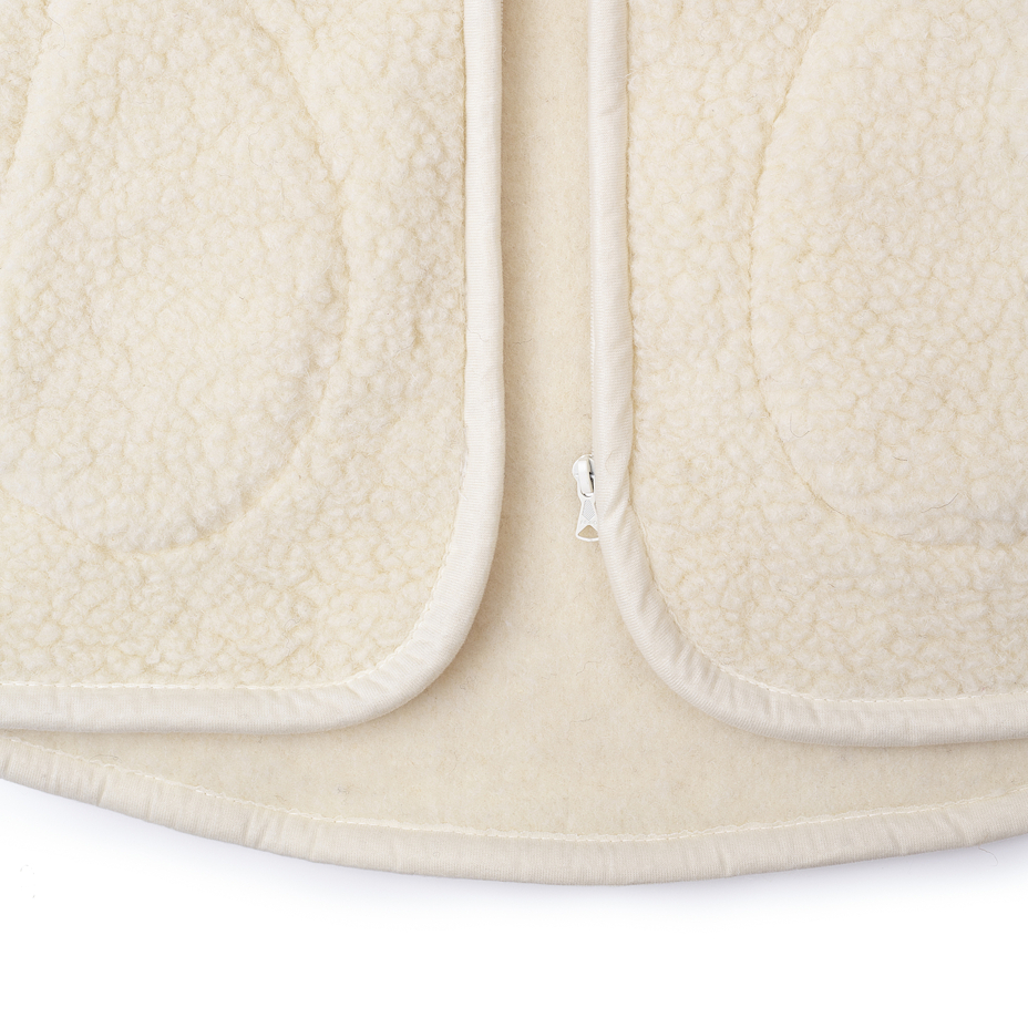 2-in-1 Wool Jacket Natural