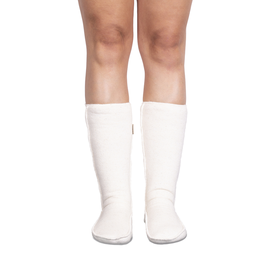 Elastic Knee High Merino Wool Socks