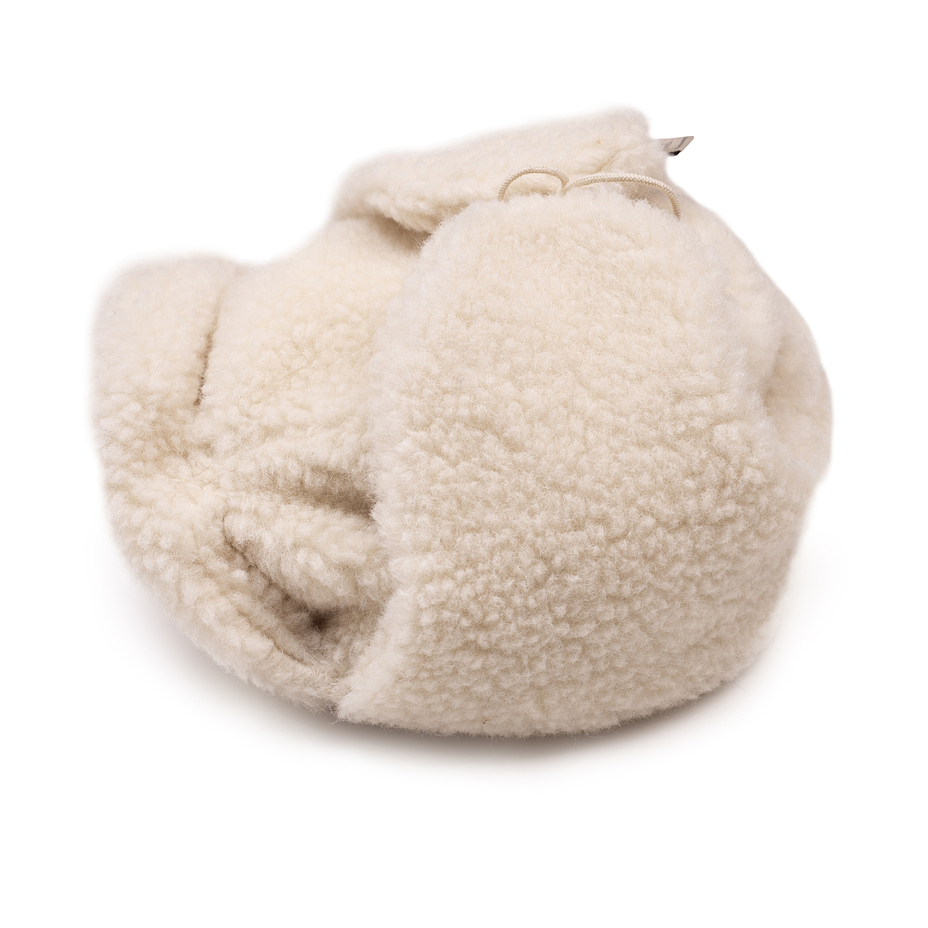 Wool Bomber Hat Natural