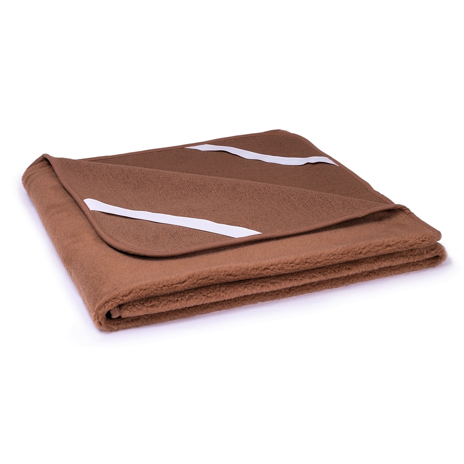 Wool Mattress Topper Brown