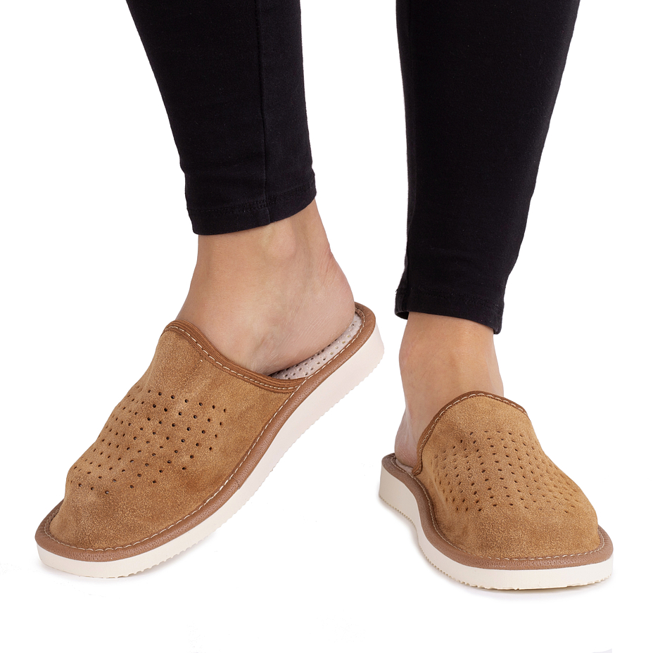 Women's Leather Summer Slippers