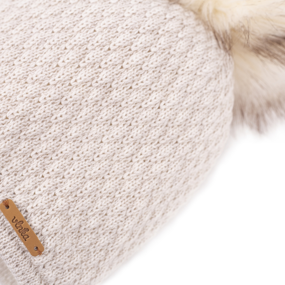Vlnka Woolly Hat V01 Natural White