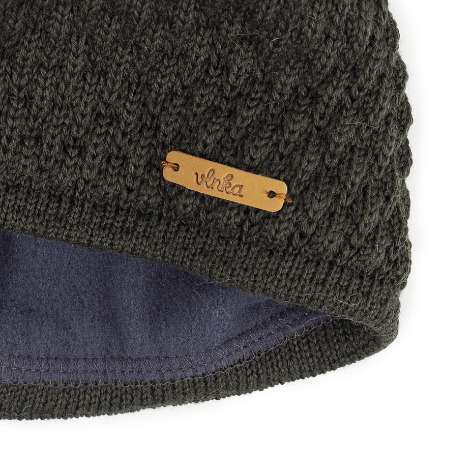 Vlnka Woolly Hat V01 Dark Grey
