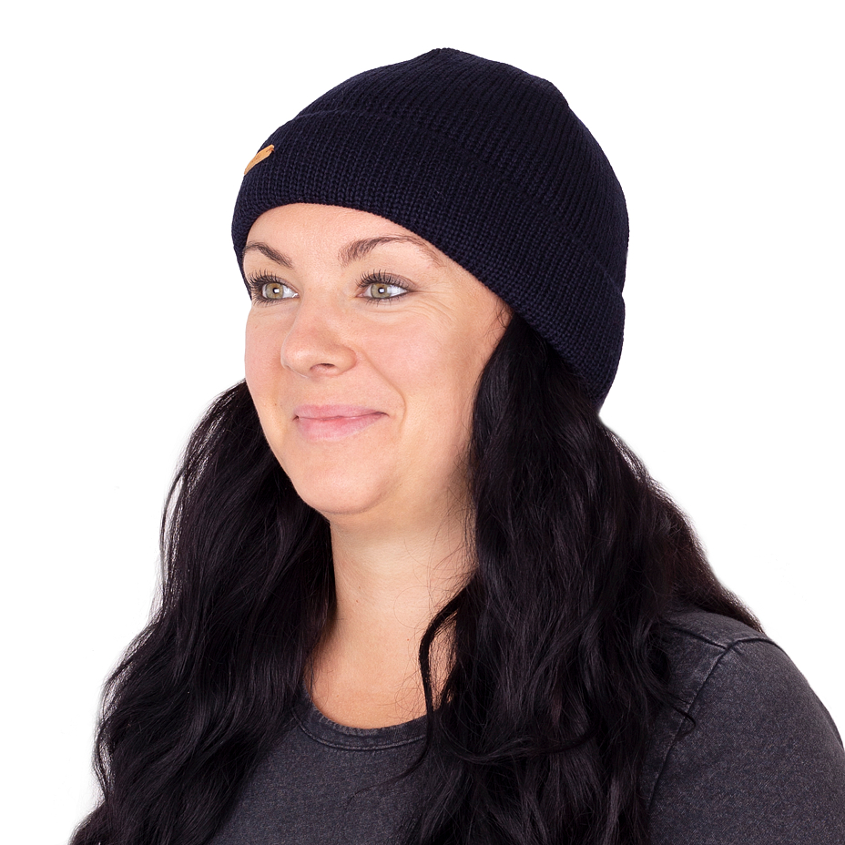 Vlnka Woolly Hat V02 Dark Blue