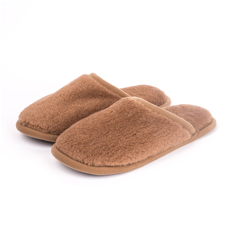 Wool Slippers Brown