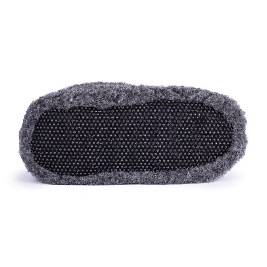 Wool TV slipper boots Dark Gray