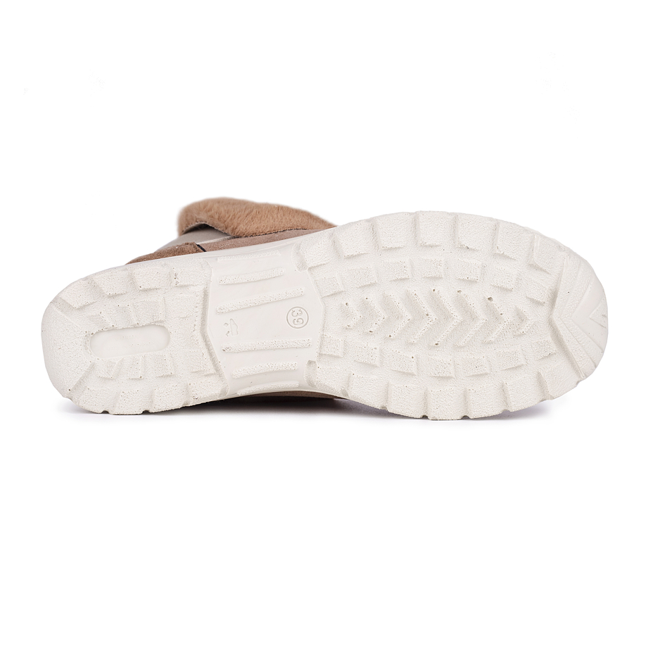 Women's Bara Winter Ankle boots with Wool Lining Light Brown