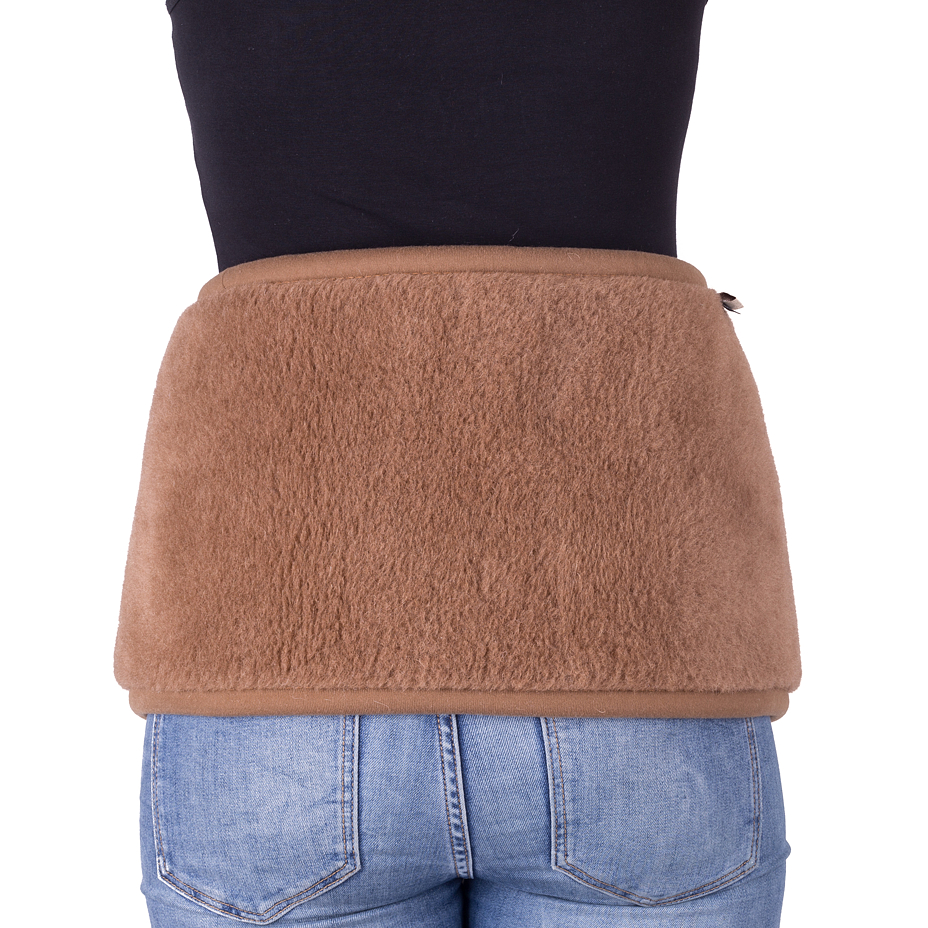 Warming Belt with Ties Brown