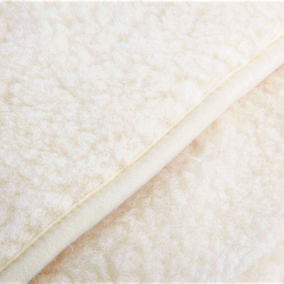 Double-Layer Wool Blanket Natural