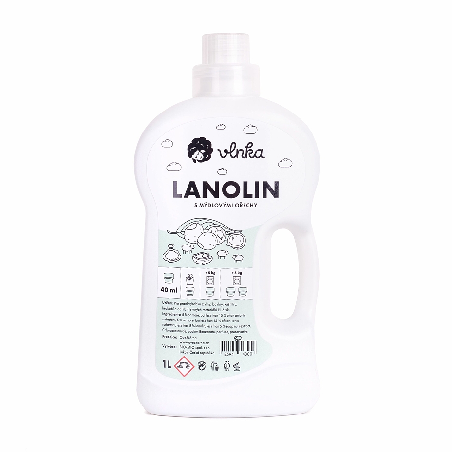 Lanolin with soap nuts 1l
