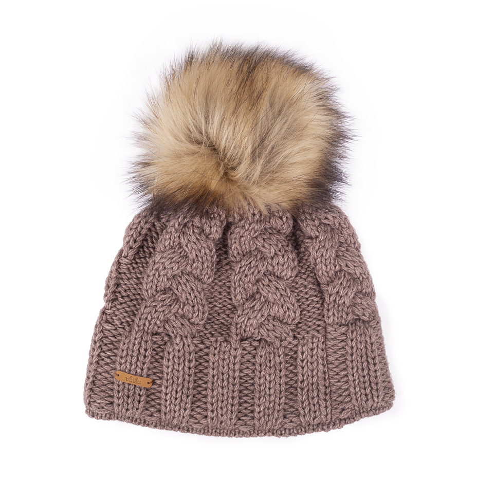 Vlnka Wool Beanie V08 Brown