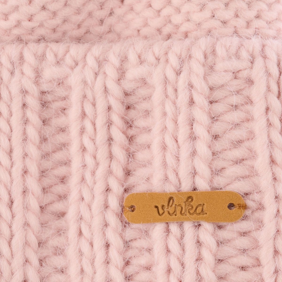 Vlnka Wool Beanie V03 Pink