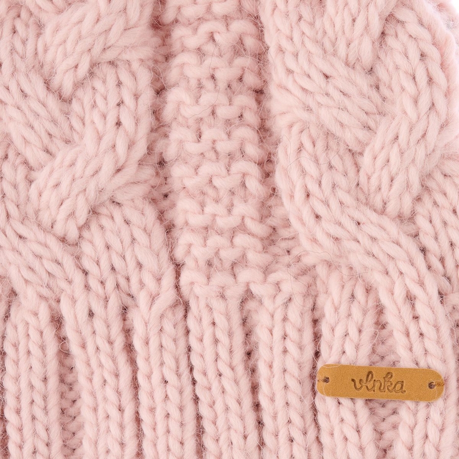 Vlnka Kids’ Wool Beanie V15 Pink