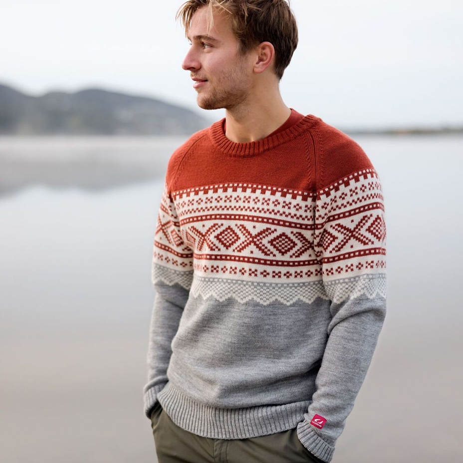 Men’s Ulvang Marius Roundneck Sweater Brown