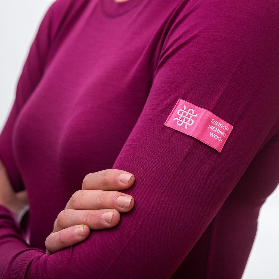 Women's Performance Sensor Merino Active Top Pink