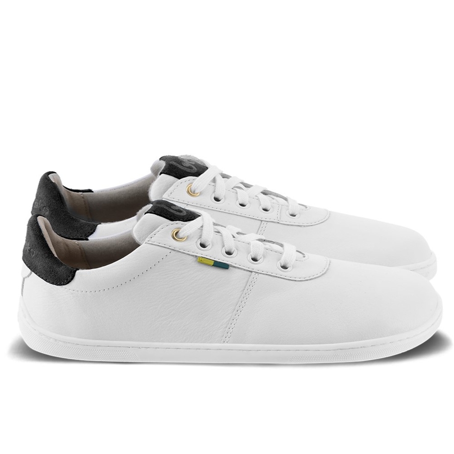 Royale Leather Barefoot Shoes White/Black