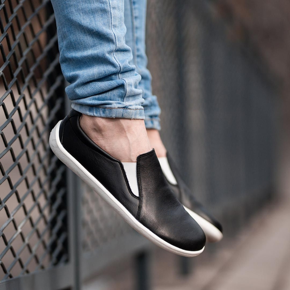 Be Lenka Eazy Leather Barefoot Shoes Black