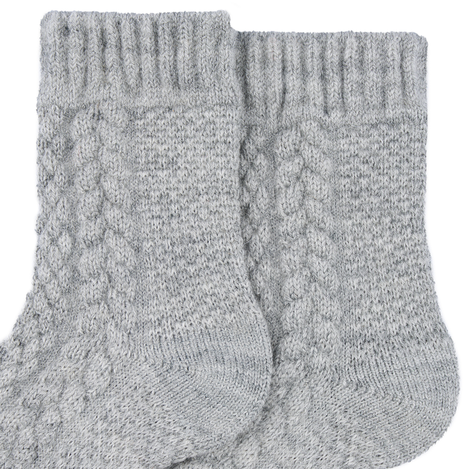 Kids’ Traditional Merino Wool Socks Grey