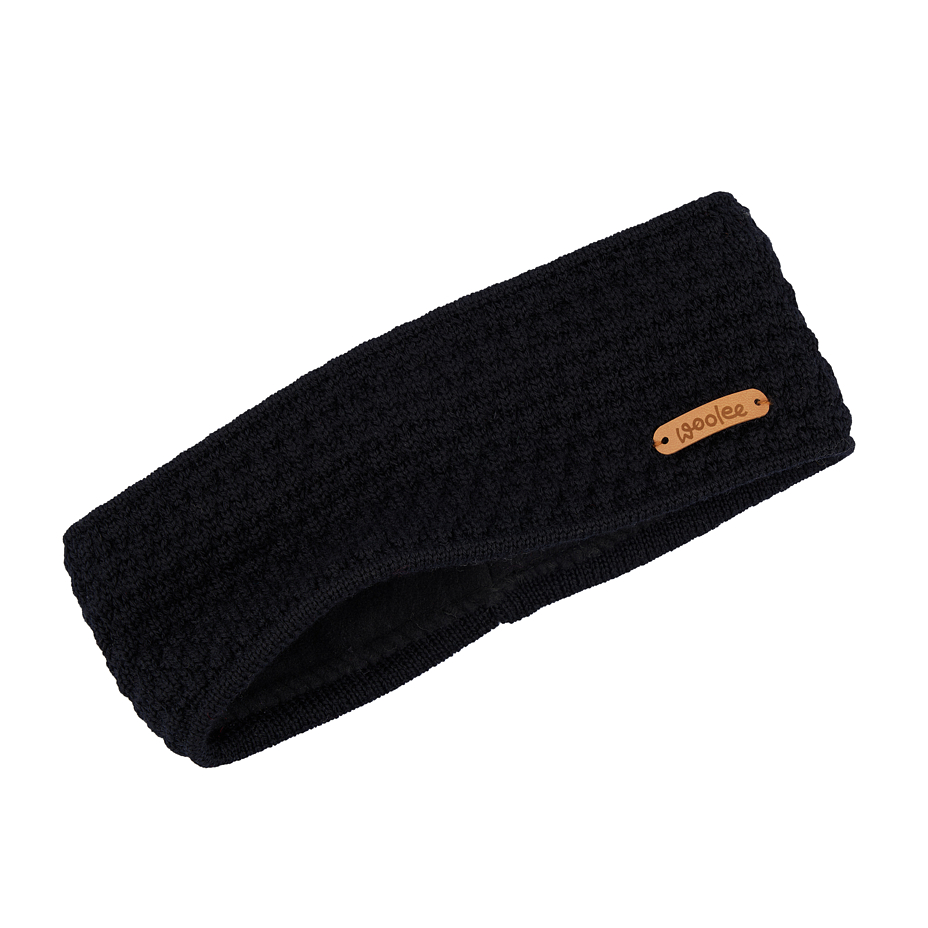 Woolee Knitted Headband C06 Black