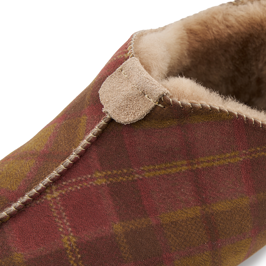 Women’s Andy Felt Slippers with Wool Lining Check