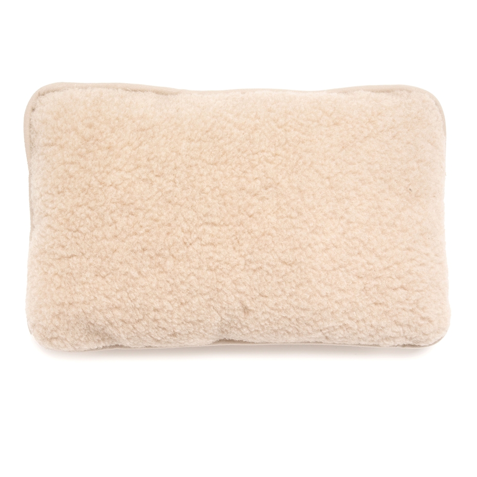 Lined Wool Cushion Natural