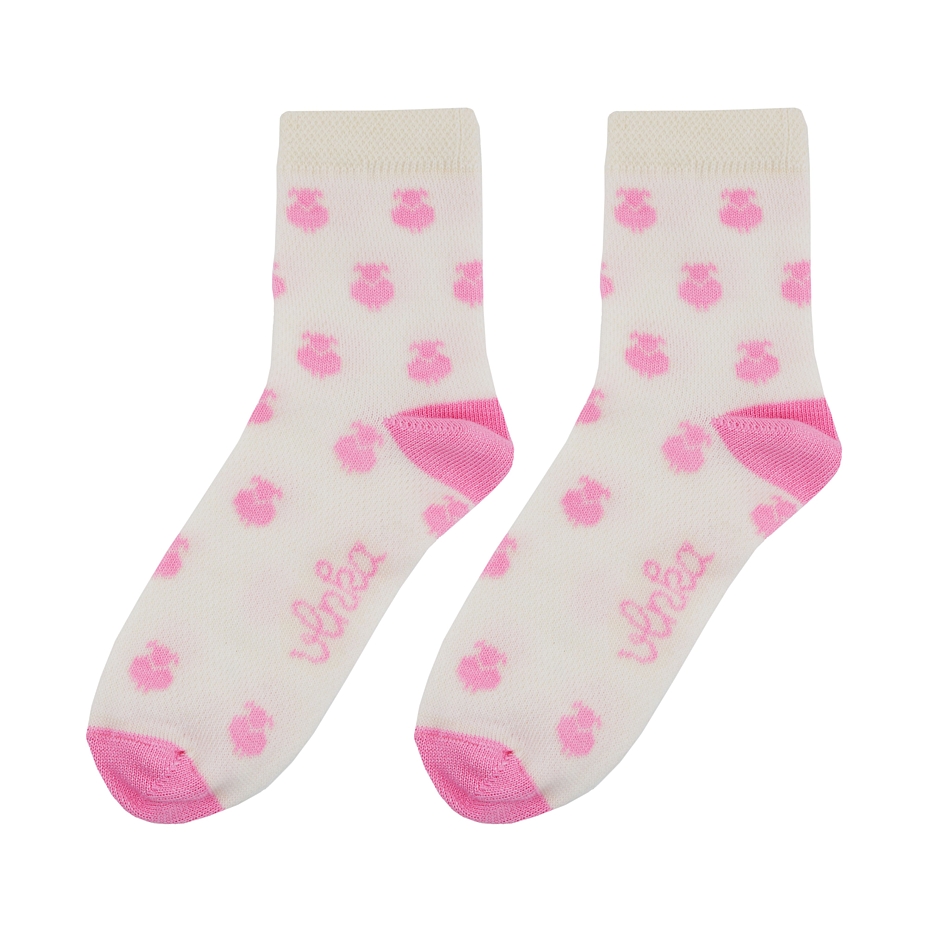 Kids’ Merino Summer Socks Pink Sheep