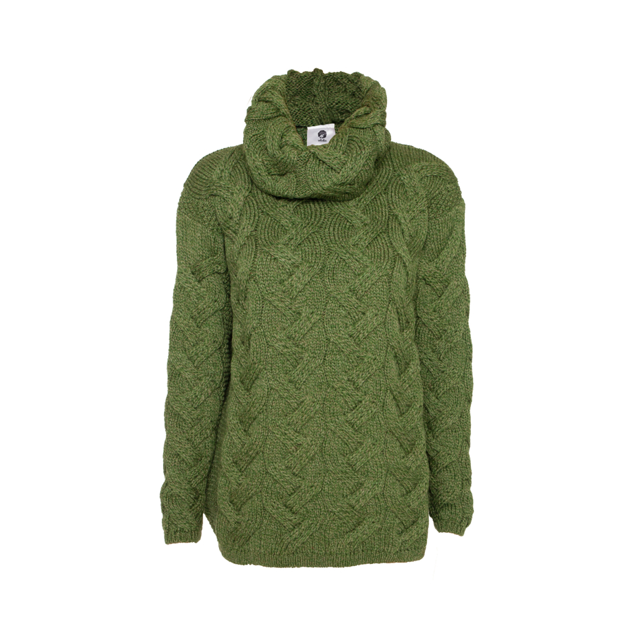 Women’s Vlnka Wool Sweater S03 Green