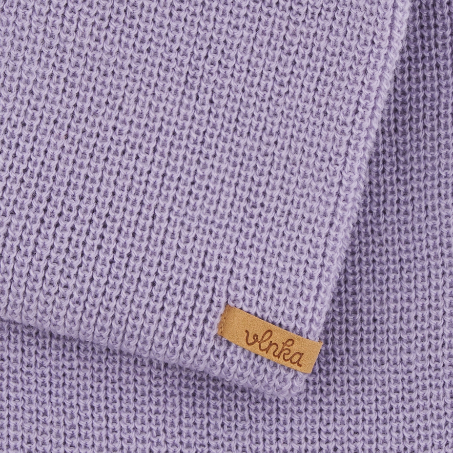 Kids’ Vlnka Wool Neck Warmer N04 Purple