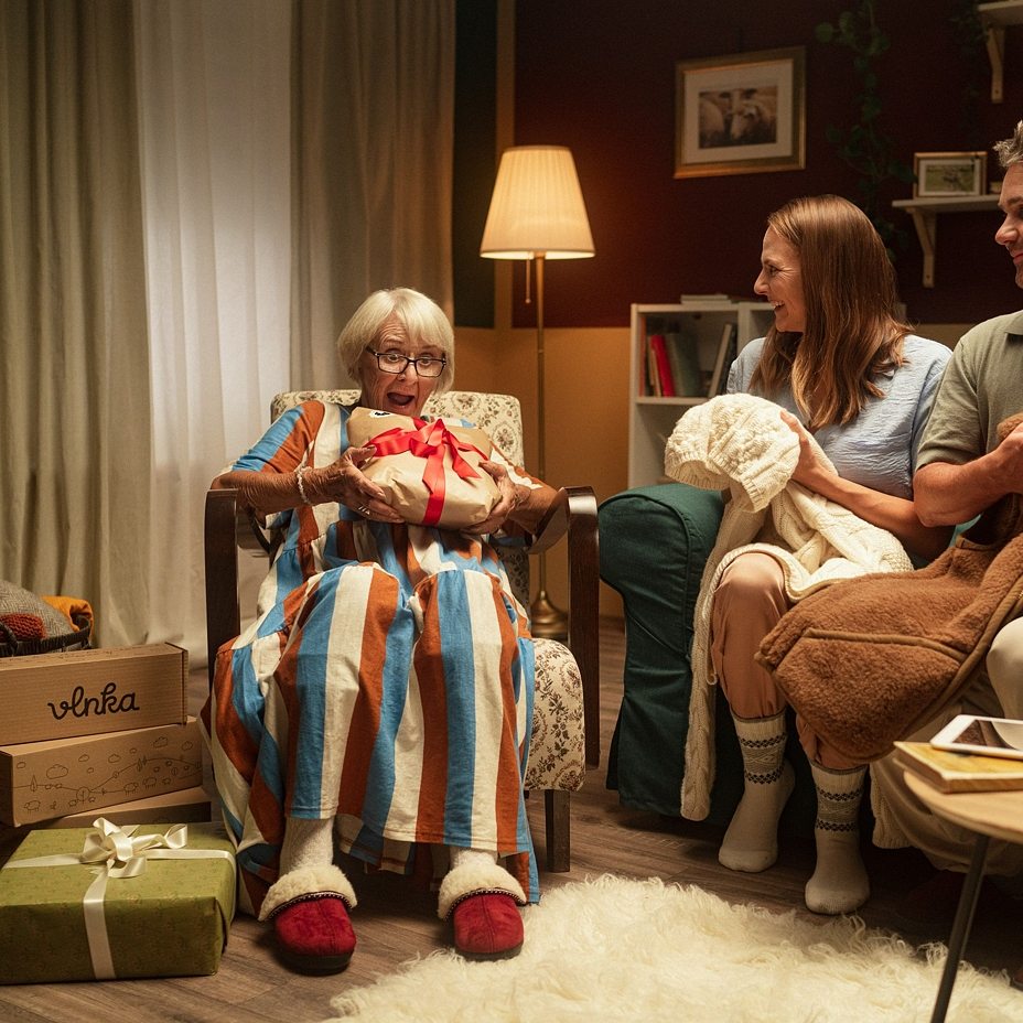 Two-pack of women's Merino wool wedge heel slippers