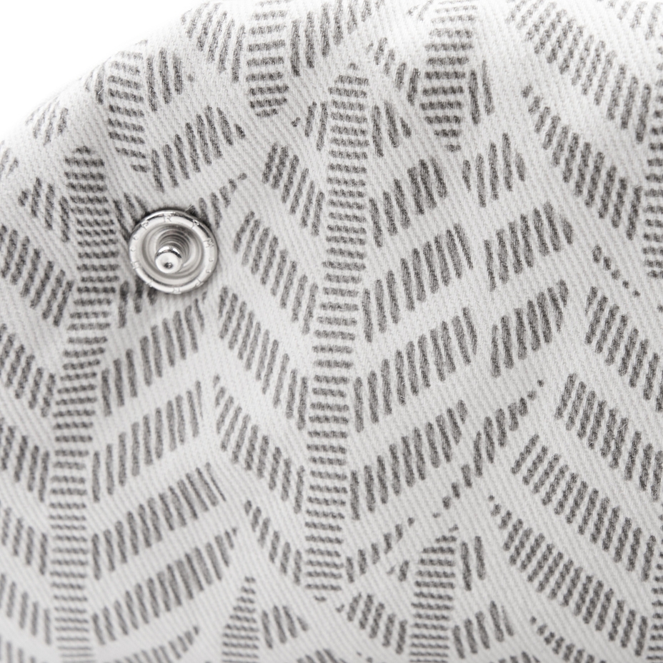 Baby cotton footmuff Vlnka grey