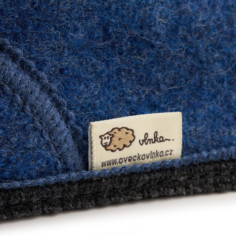 Men's Adam Felt TV Slippers Blue