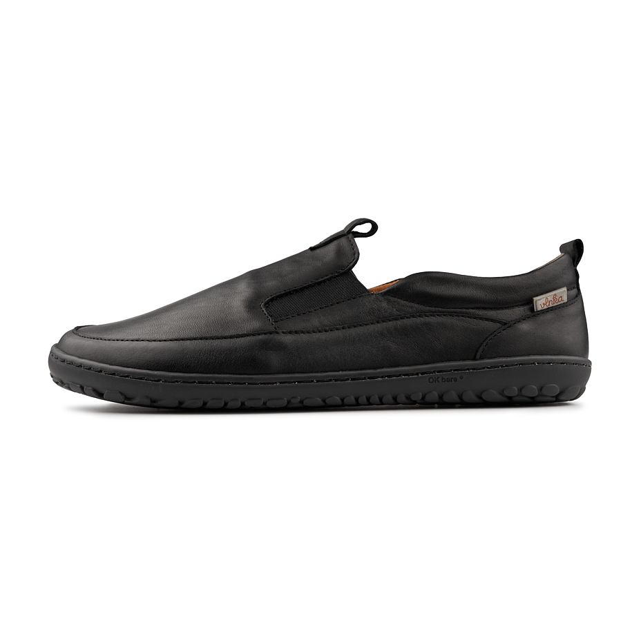 Men's barefoot slip-on shoes black