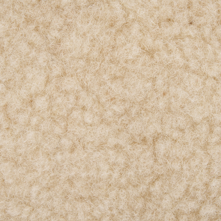 Baby wool wrap footmuff with hood beige