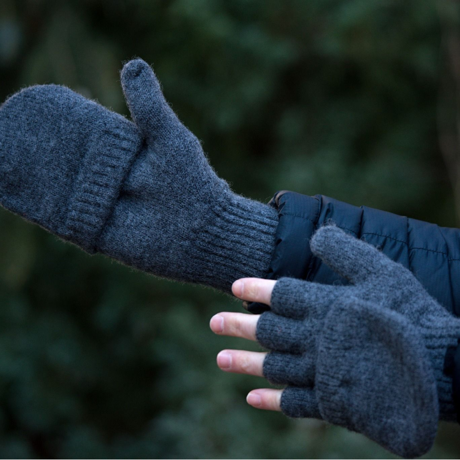 Sensor Virgin Wool Gloves Grey Marl