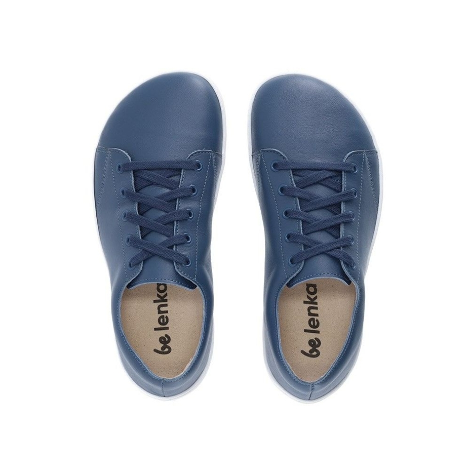 Prime Leather Barefoot Trainers Blue