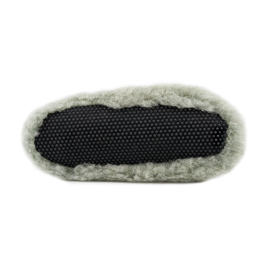 Wool TV Slipper Boots Green