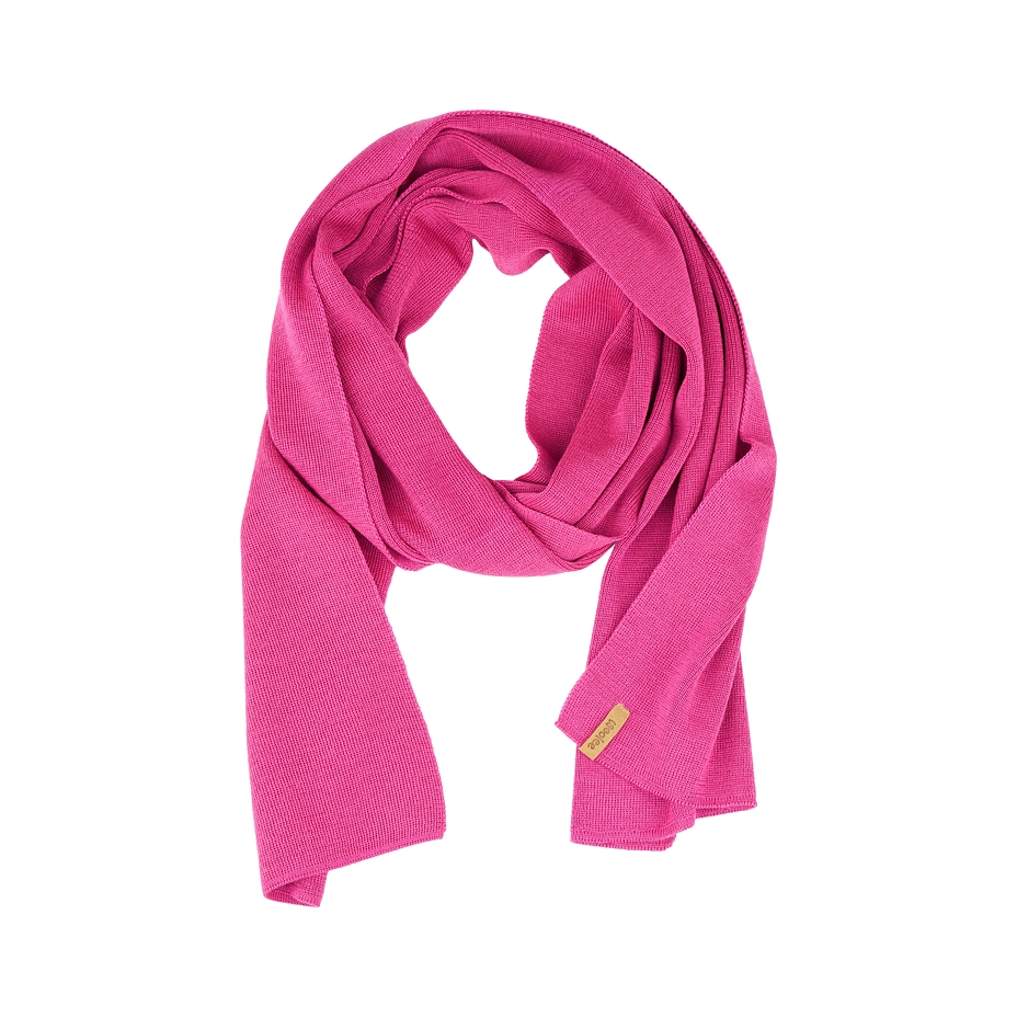 Wool Scarf Extrafine Merino Pink