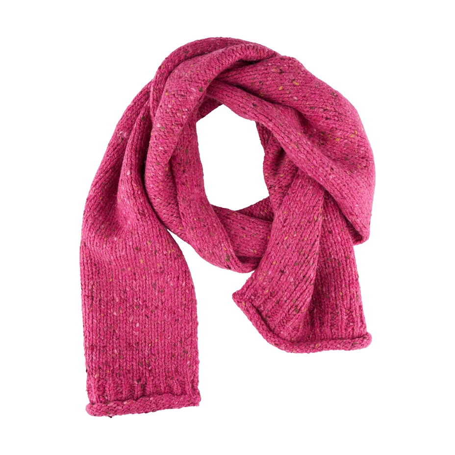 Wool Scarf Striped Pink