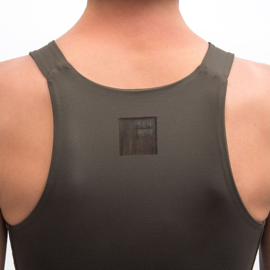 Women's top Sensor Infinity ECO green