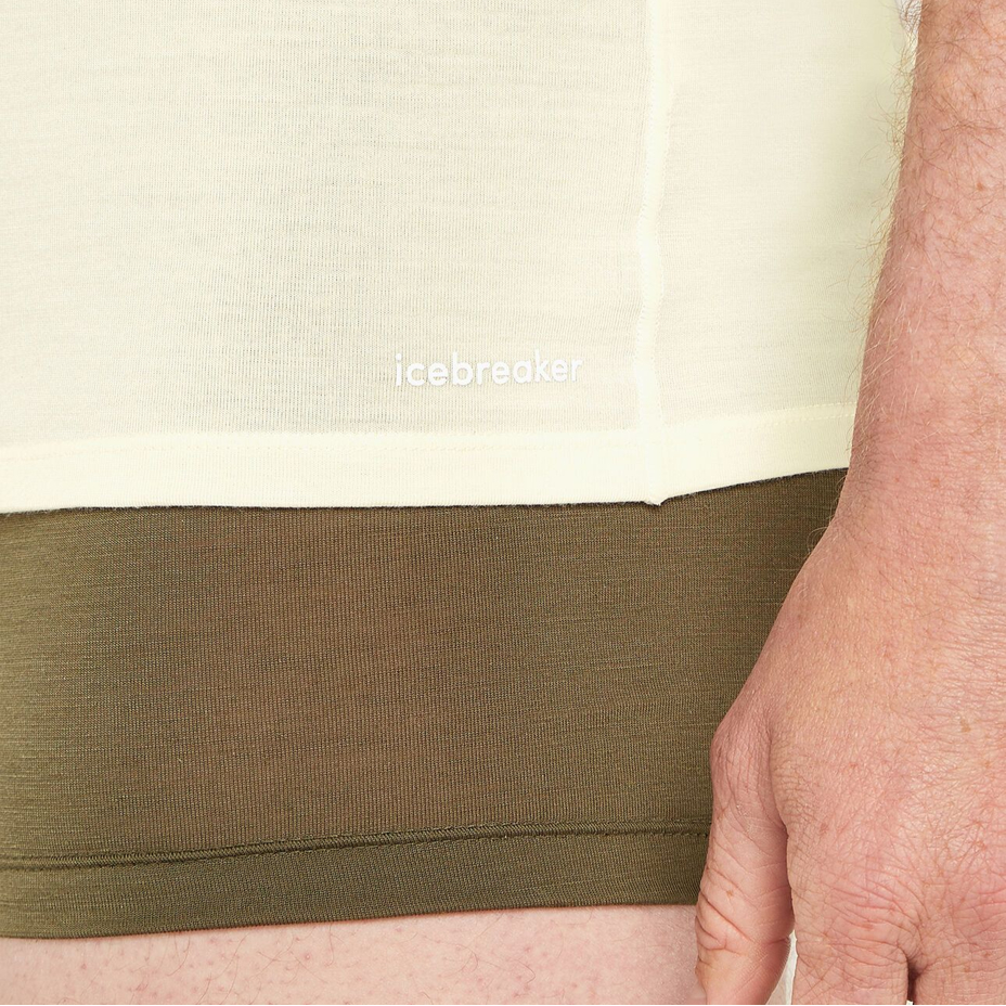 Men's T-shirt Merino 150 Anatomica SS V Icebreaker Undyed