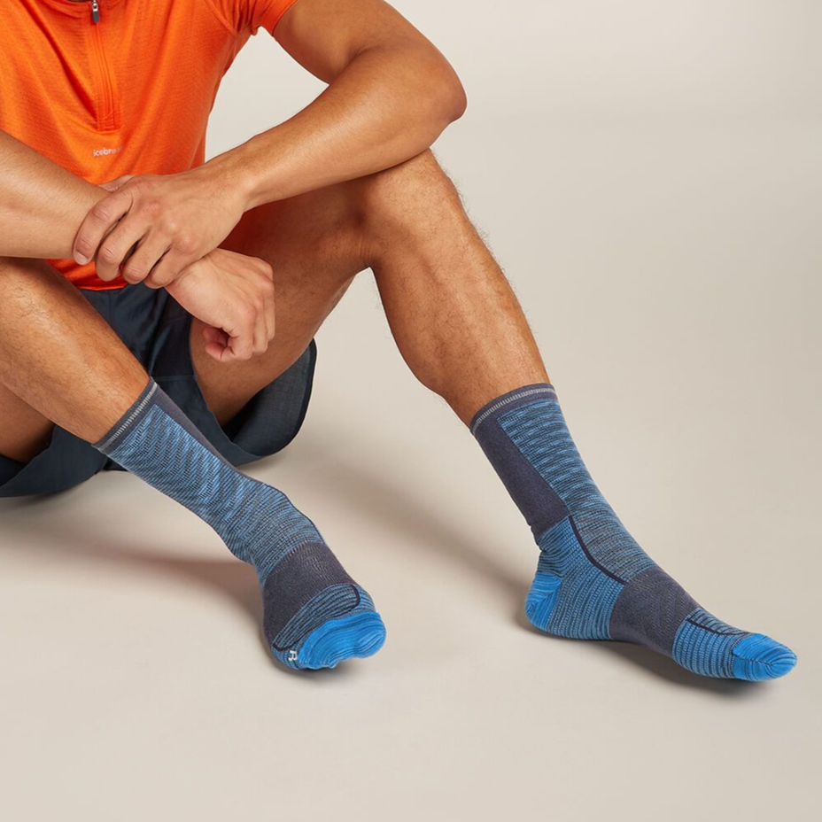 Merino Blend socks Run Ultralight Crew Icebreaker Arctic