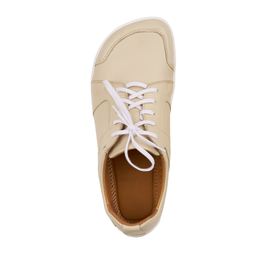 Barefoot leather sneakers Sasha beige