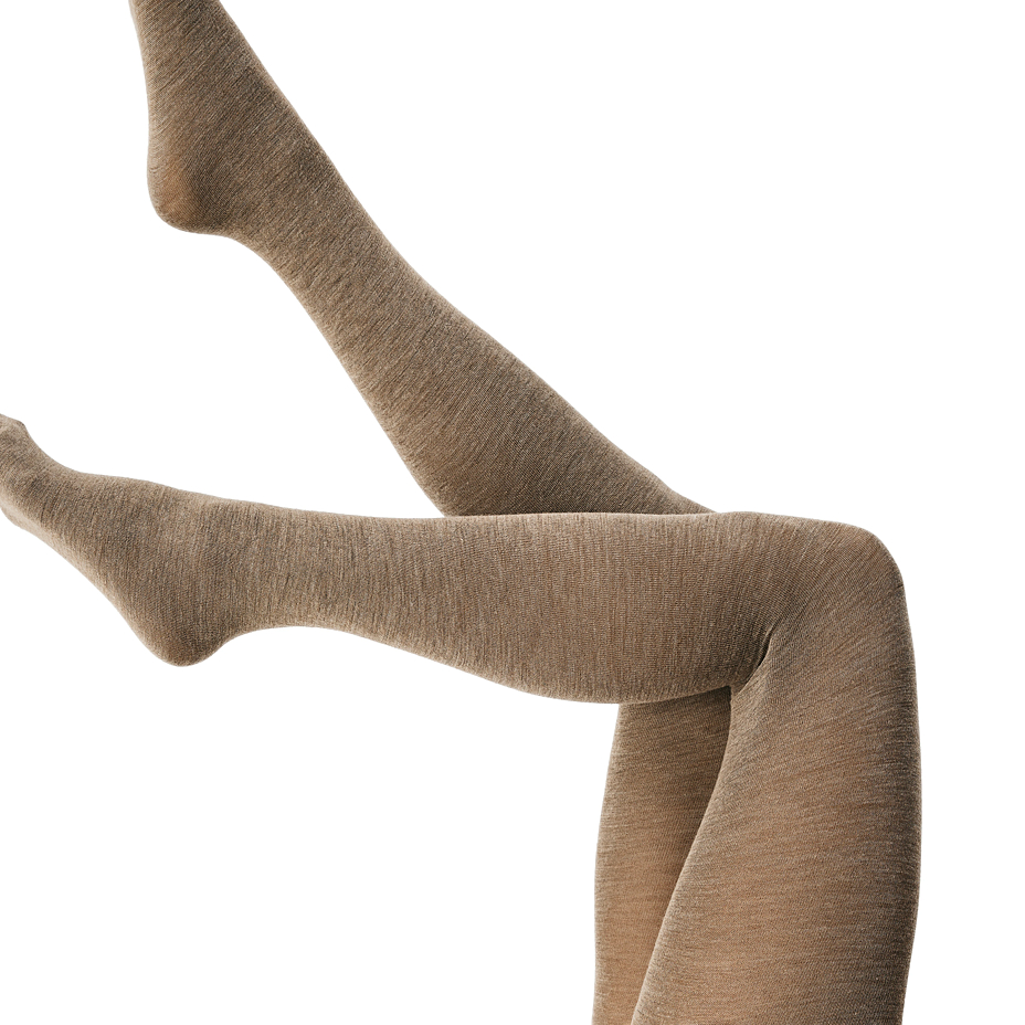 Woolen tights Merino Woolee beige
