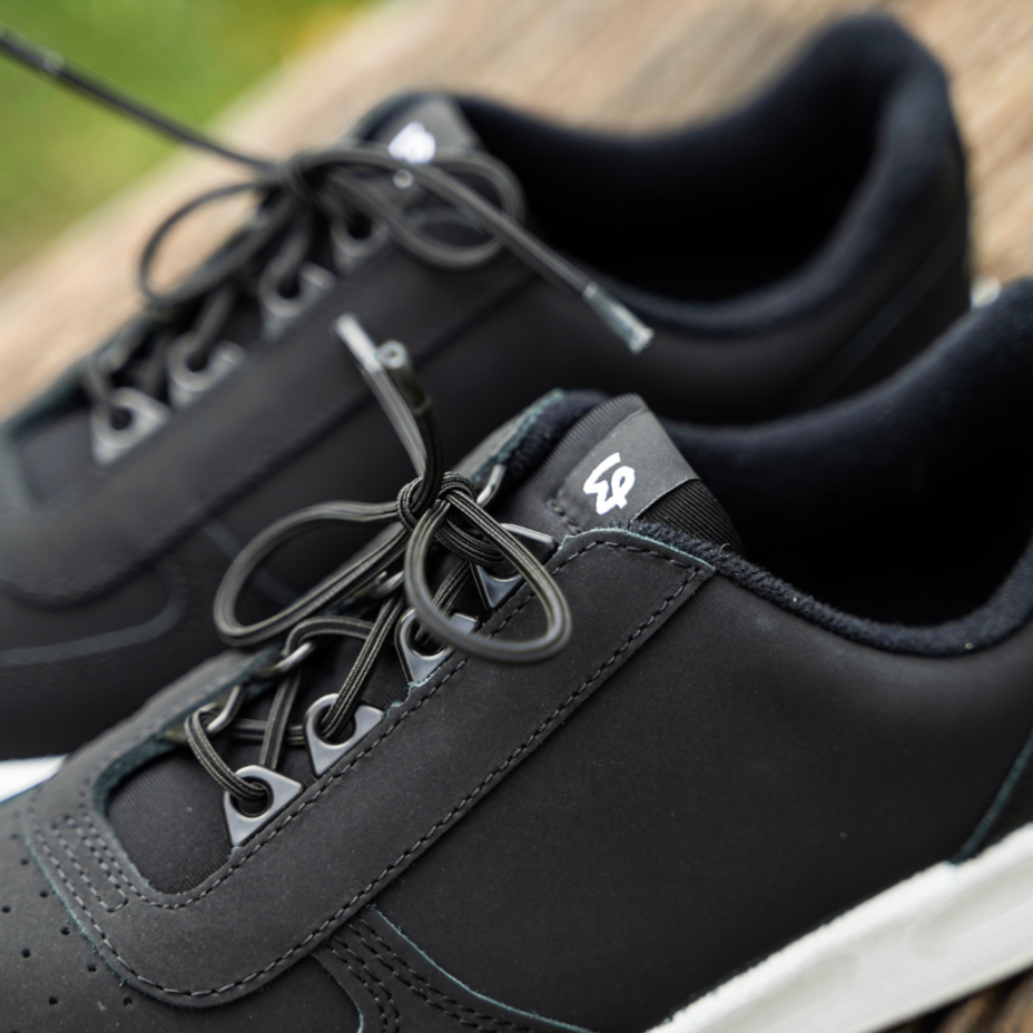 Leather sneakers Woolee Prestige black