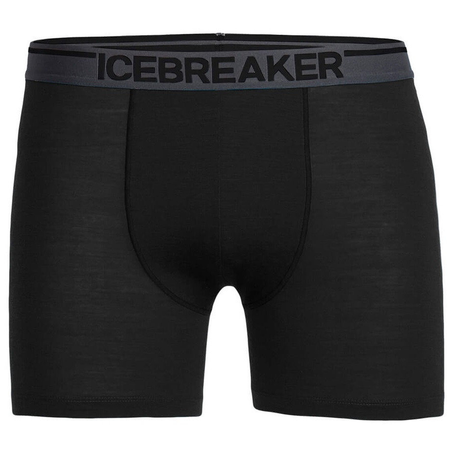 Men's Performance ICEBREAKER Anatomica Boxers Black